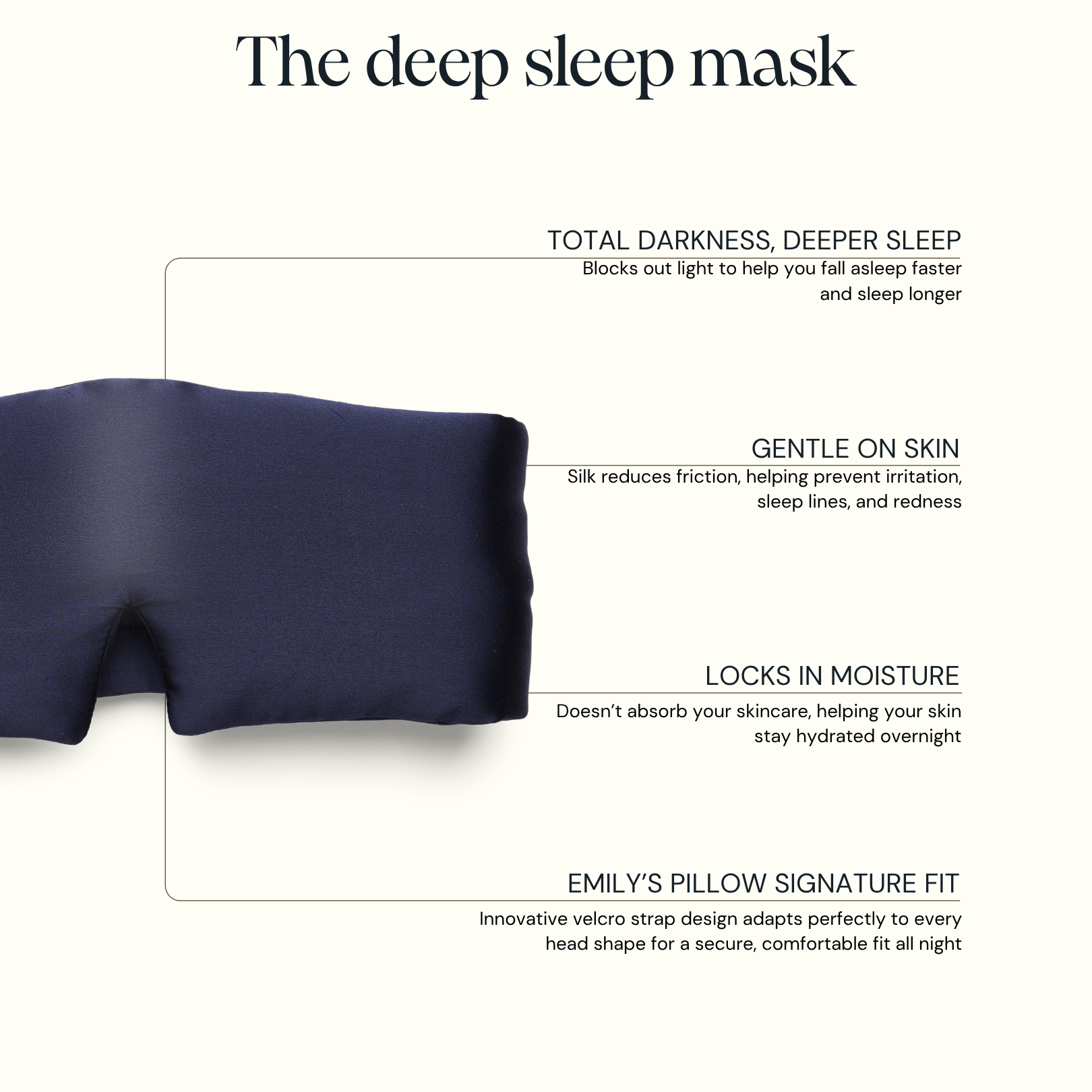 Deep Sleep Mask - Midnight Blue