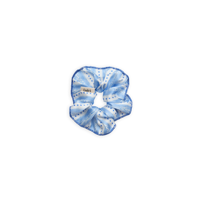 100% Pure Silk Scrunchie - The Large - Trefoil Leaf