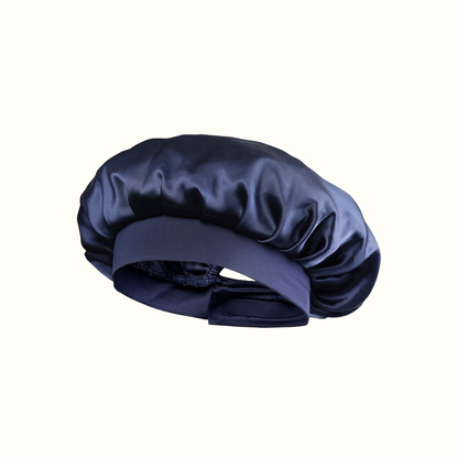Silk hair bonnet - Midnight blue