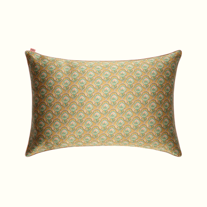 100% Mulberry Silk Pillowcase - Sacred Flowers
