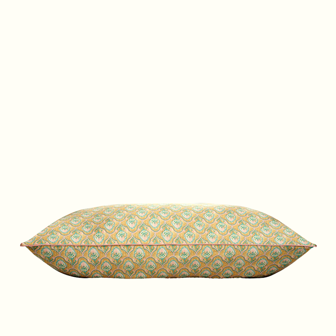 100% Mulberry Silk Pillowcase - Sacred Flowers