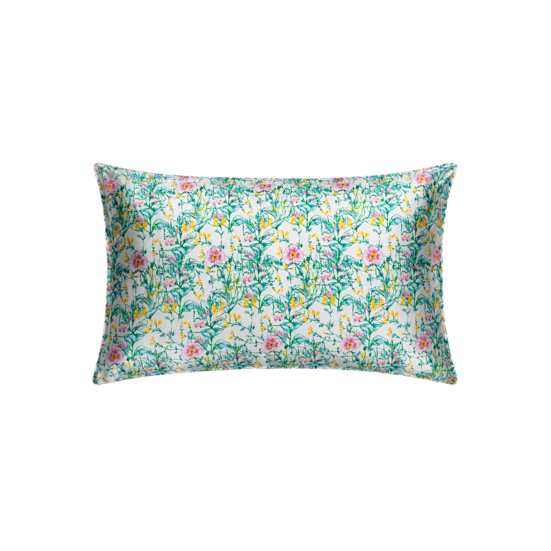 100% Mulberry Silk Pillowcase - Botanical Tracery