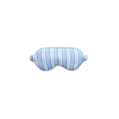 100% Pure silk sleep mask - Trefoil Leaf