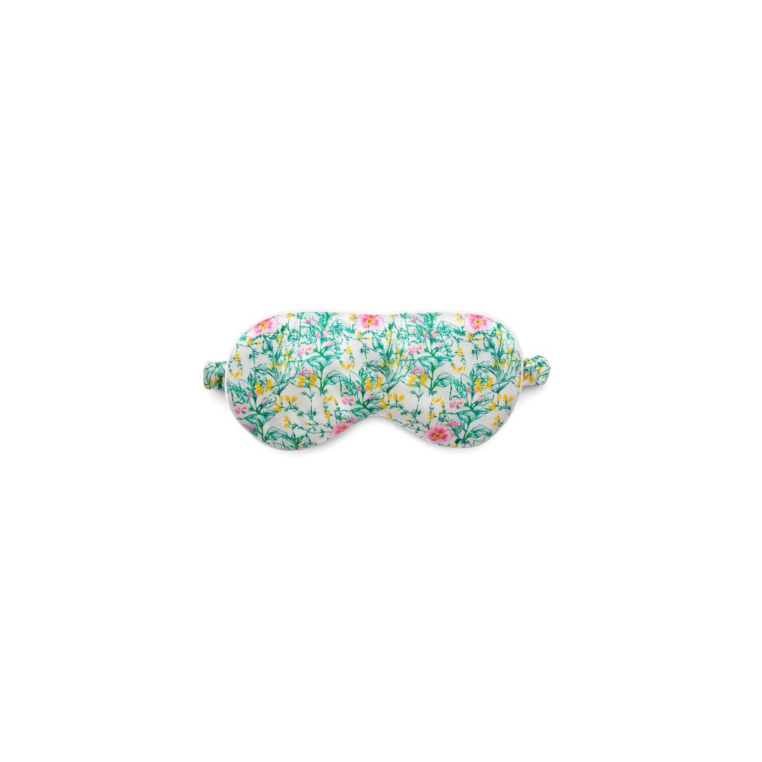100% Pure silk sleep mask - Botanical Tracery
