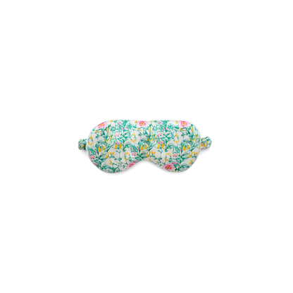 100% Pure silk sleep mask - Botanical Tracery