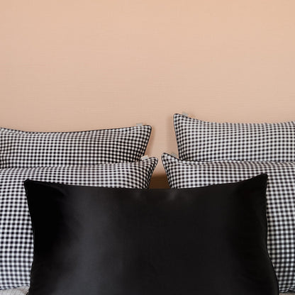 100% Mulberry Silk Pillowcase - Black