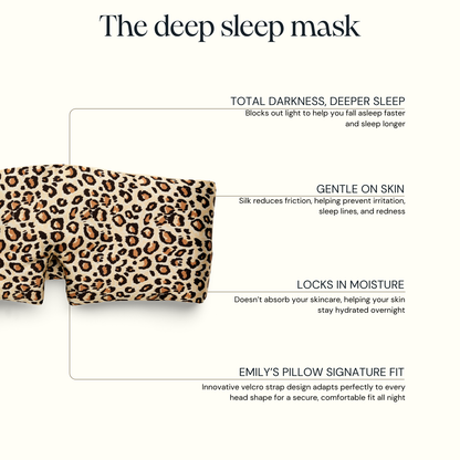 Deep sleep mask - Leopard