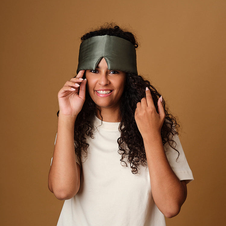 Deep sleep mask - Sage green