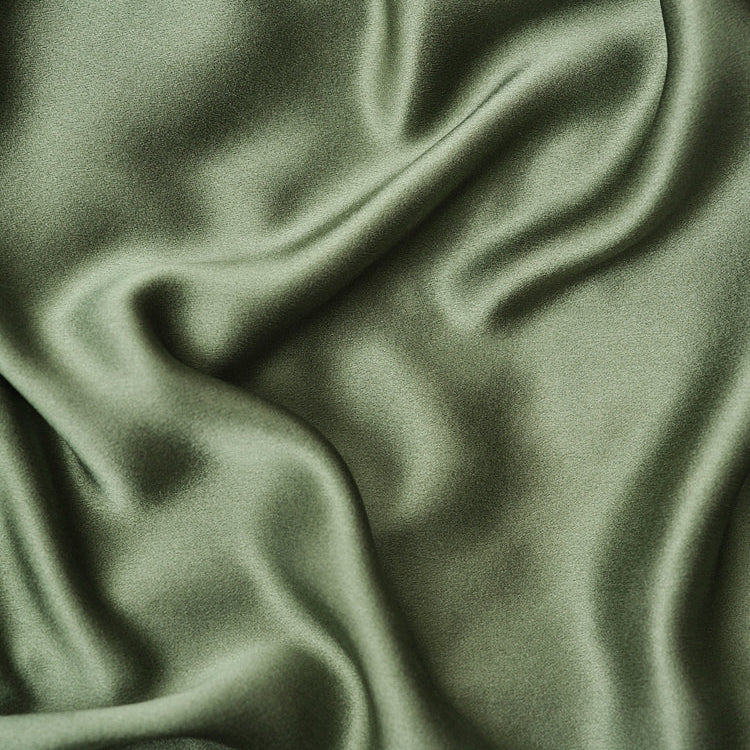 100% Mulberry Silk Pillowcase - Sage green