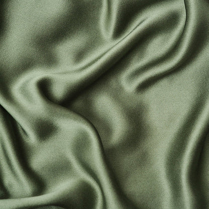 100% Mulberry Silk Pillowcase - Sage green