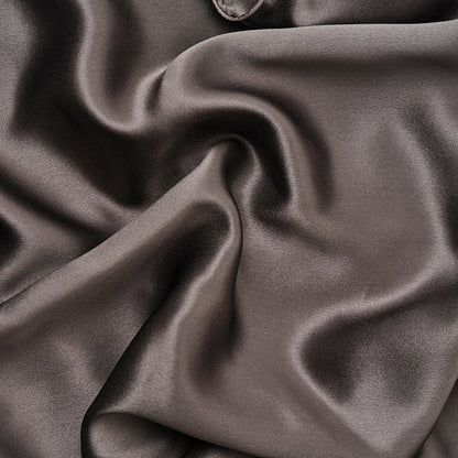 100% Mulberry Silk Pillowcase - Intense grey