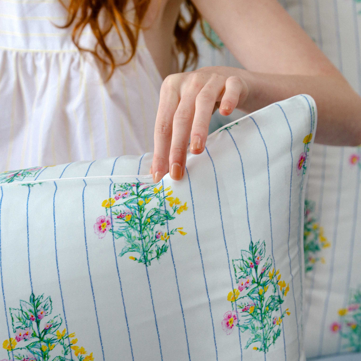 100% Mulberry Silk Pillowcase - Bouquet Garni