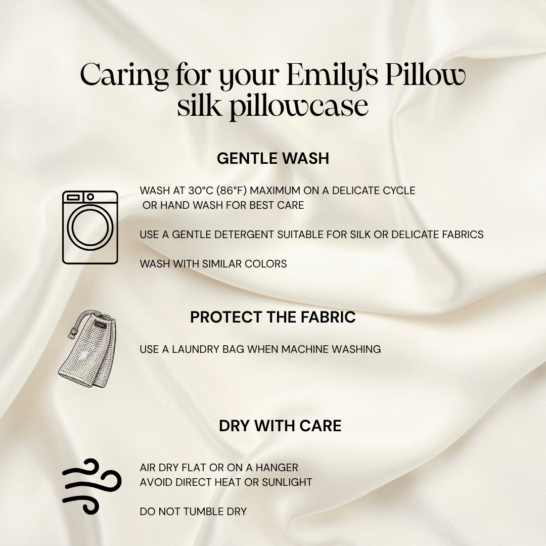 100% Mulberry Silk Pillowcase - Champagne