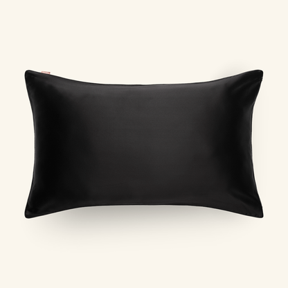 100% Mulberry Silk Pillowcase - Black