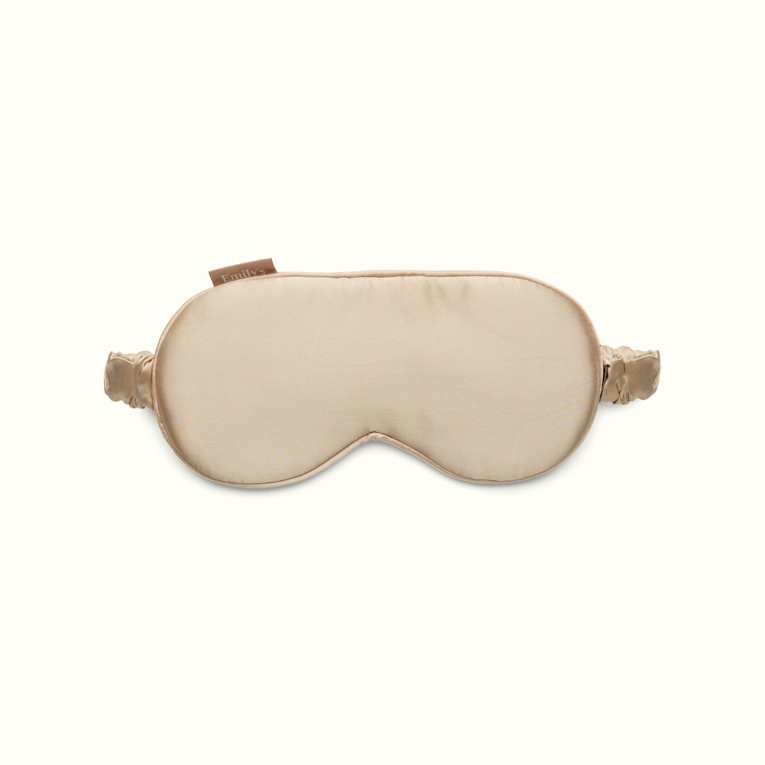100% Pure silk sleep mask - Champagne