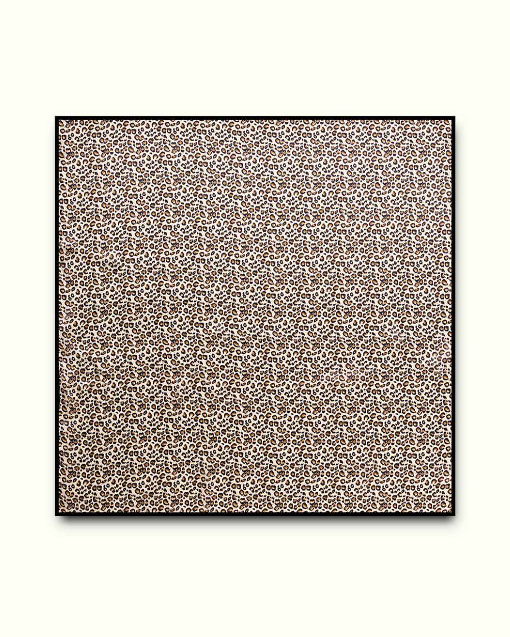 100% pure silk scarf - Léopard