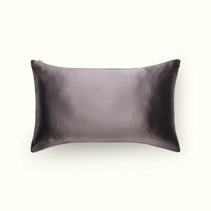 100% Mulberry Silk Pillowcase - Intense grey