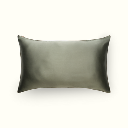 100% Mulberry Silk Pillowcase - Sage green