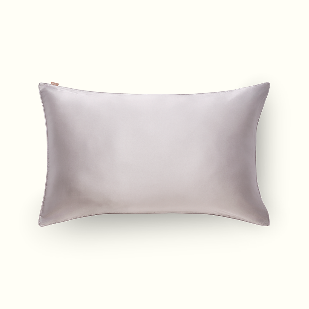 100% Mulberry Silk Pillowcase - Pearl grey