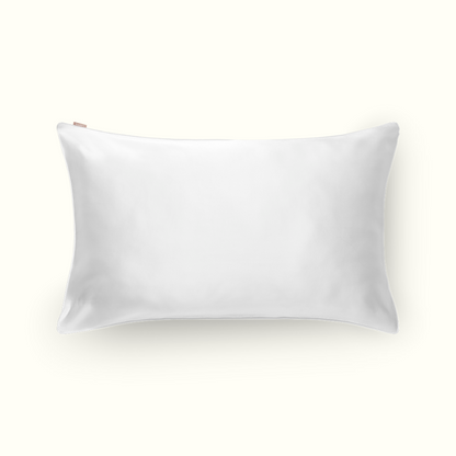 100% Mulberry Silk Pillowcase - White
