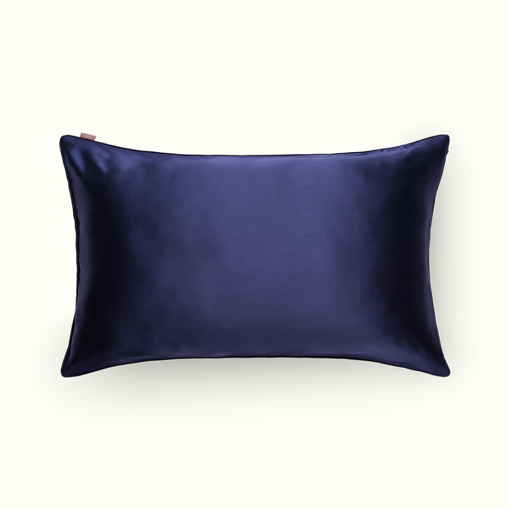 100% Mulberry Silk Pillowcase - Midnight blue