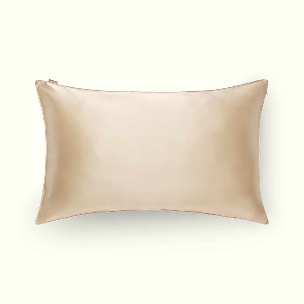 100% Mulberry Silk Pillowcase - Champagne