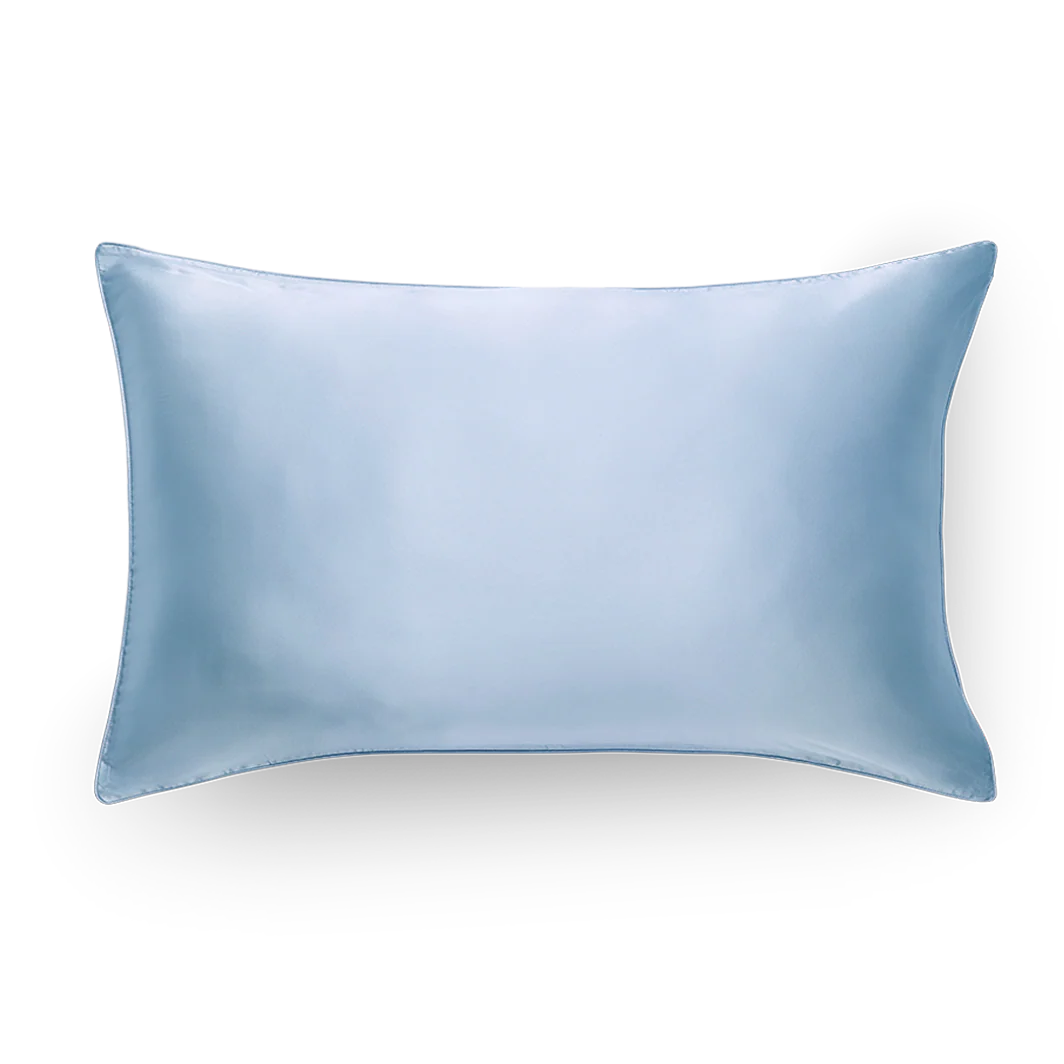 100% Mulberry Silk Pillowcase - Ice blue